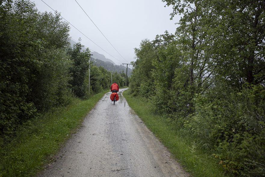 Weiterfahrt im Regen Richtung Gasteiner Tal